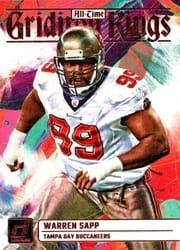 2023 Donruss All-Time Gridiron Kings Warren Sapp #ATG-8 card