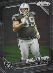 2025 Panini Prizm Base Set Warren Sapp #212 card