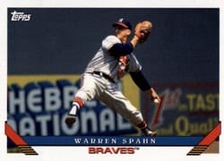 2019 Topps Archives Base Set Warren Spahn #277 card