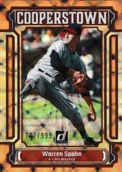 2023 Donruss Cooperstown Warren Spahn #CT17 card