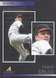 2023 Panini Chronicles Pinnacle Warren Spahn #2 card