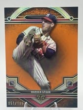 2024 Topps Triple Threads Base Set Warren Spahn #5 card