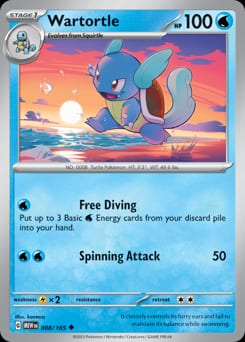 2023 151 Wartortle #8 card