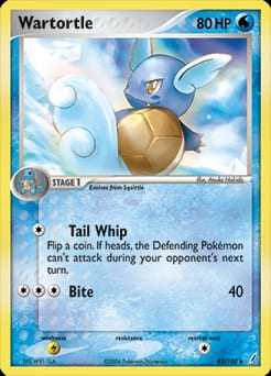 2006 Crystal Guardians Wartortle #43 card