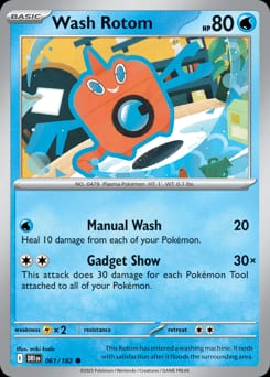 Destined Rivals Wash Rotom #61 card