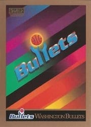 1990-91 SkyBox Base Set Washington Bullets Logo/Checklist #354 card