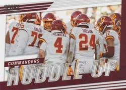 2022 Score Huddle Up Washington Commanders #HU-WAS card