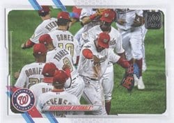 2021 Topps Base Set Washington Nationals #58 card