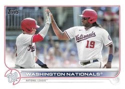 2022 Topps Base Set Washington Nationals #218 card