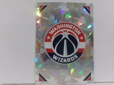 2021-22 Panini NBA Sticker & Card Collection (Brazil) Base Set Washington Wizards Team logo #287 card