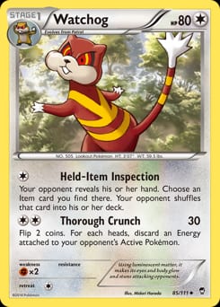 2014 Furious Fists Watchog #85 card