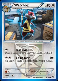 Plasma Storm Watchog #112 card