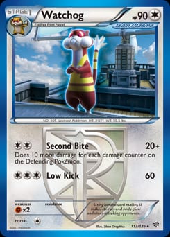 Plasma Storm Watchog #113 card
