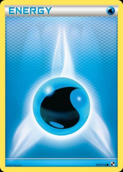 Black & White Water Energy #107 card