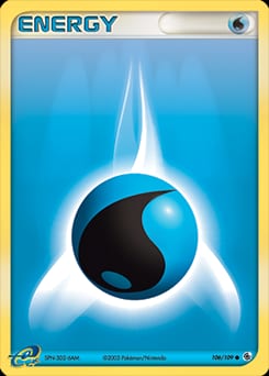 Ruby & Sapphire Water Energy #106 card