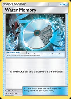 Team Up Water Memory #157 card