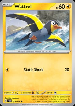 Scarlet & Violet Wattrel #78 card