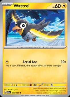 Surging Sparks Wattrel #66 card