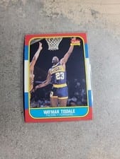 1986 Fleer Wayman Tisdale #113 card