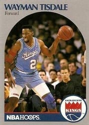 1990-91 Hoops Base Set Wayman Tisdale #262
