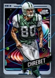 2024 Topps Chrome Cosmic Base Set Wayne Chrebet #73 card