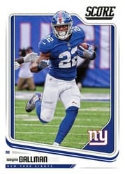 2018 Score Base Set Wayne Gallman #234 card