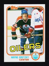 Wayne Gretzky 1981 Topps card