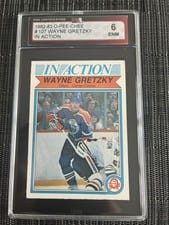 1982 O-Pee-Chee Wayne Gretzky In Action #107 card