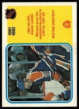 1982 O-Pee-Chee Wayne Gretzky Assists Leaders #240 card