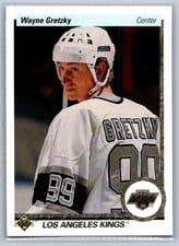 Wayne Gretzky 1990 Upper Deck French card