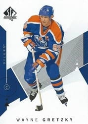 2018-19 SP Authentic Base Set Wayne Gretzky #99 card