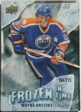 2022-23 Upper Deck Trilogy Frozen in Time Wayne Gretzky #FT-WG card
