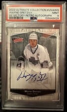 Wayne Gretzky 2022-23 Upper Deck Ultimate Collection 1999-00 Ultimate Victory Retro Autographs card