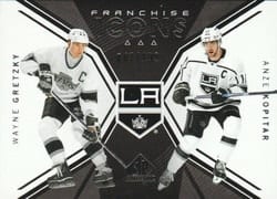 2018-19 SP Authentic Base Set Wayne Gretzky/Anze Kopitar #130 card