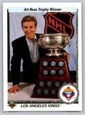 1990 Upper Deck Wayne Gretzky: Art Ross Trophy #205 card