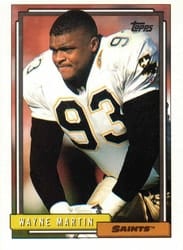1992 Topps Base Set Wayne Martin #545 card