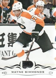 2018-19 Upper Deck Base Set Wayne Simmonds #389 card