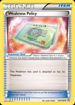 Primal Clash Weakness Policy #142 card