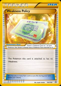 Primal Clash Weakness Policy #164 card
