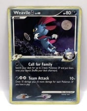 2009 Platinum Weavile G #17 card