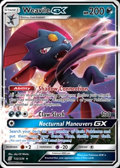 Unified Minds Weavile-GX #132 card