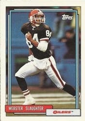 1992 Topps Base Set Webster Slaughter #734 card