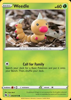 Champion's Path Weedle #2 card