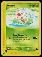 Skyridge Weedle #114 card