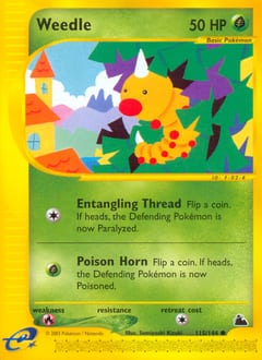 2003 Skyridge Weedle #115 card