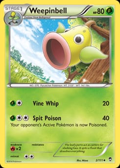 Furious Fists Weepinbell #2 card