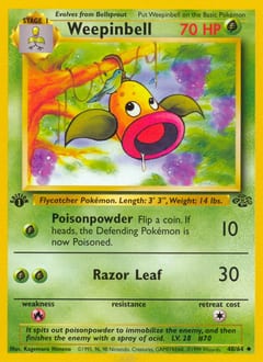 1999 Jungle Weepinbell #48 card