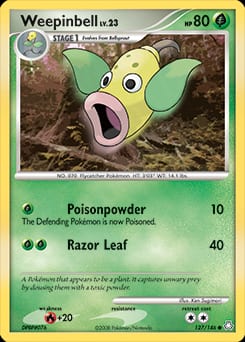 Legends Awakened Weepinbell #127 card