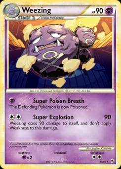 Call of Legends Weezing #38 card