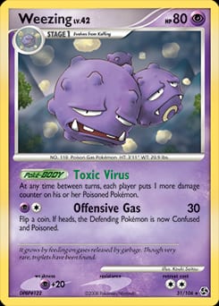 Great Encounters Weezing #31 card